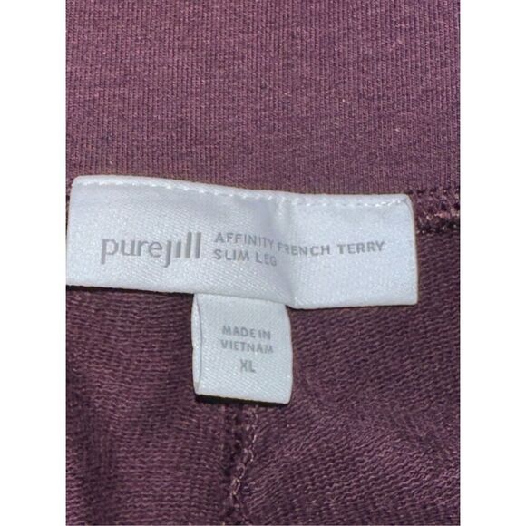 Cute J Jill Pants Pure Jill Affinity Slim-Leg Crops Cotton Blend Pull On Pants S - Picture 5 of 6